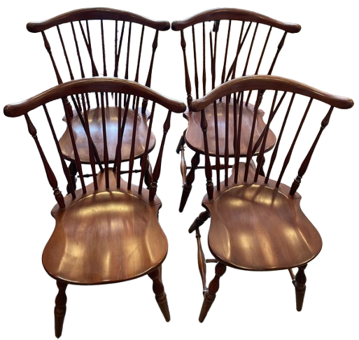 Cherry Windsor Dining Chairs (Set of 6) (0F2002)