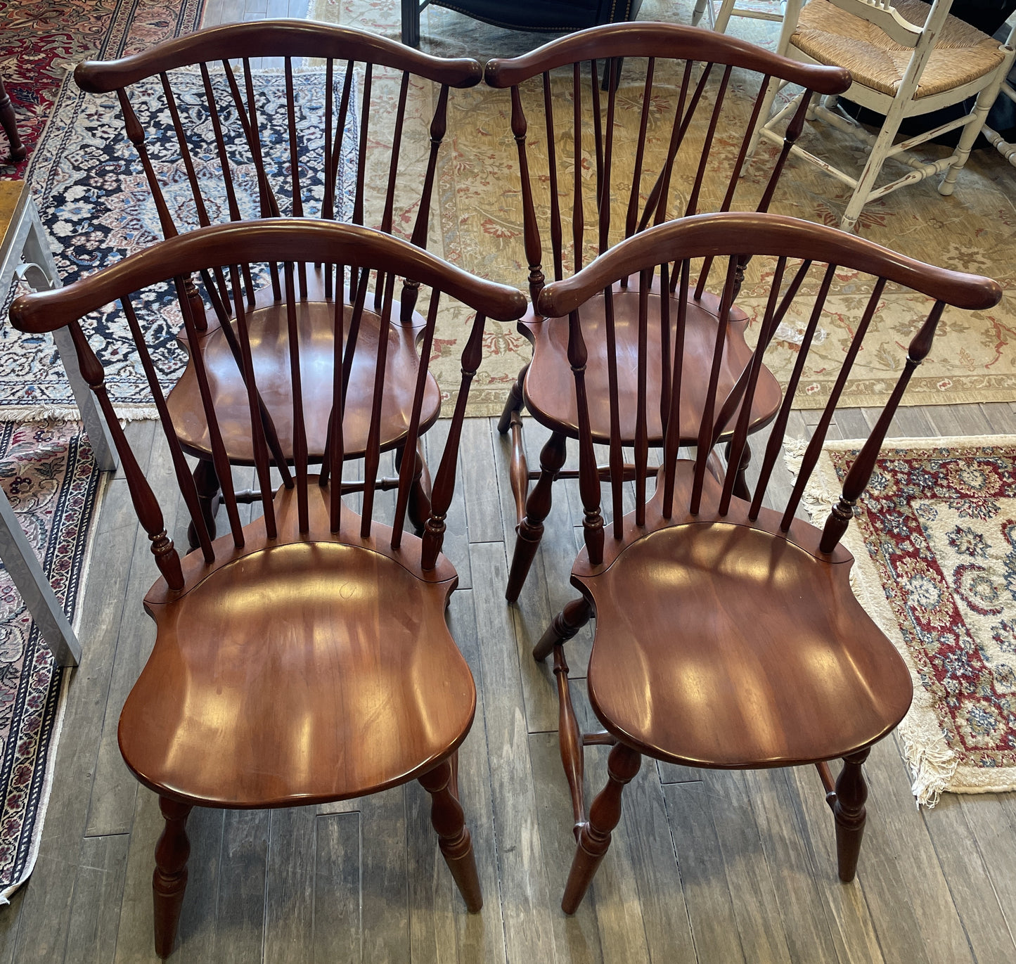 Cherry Windsor Dining Chairs (Set of 6) (0F2002)