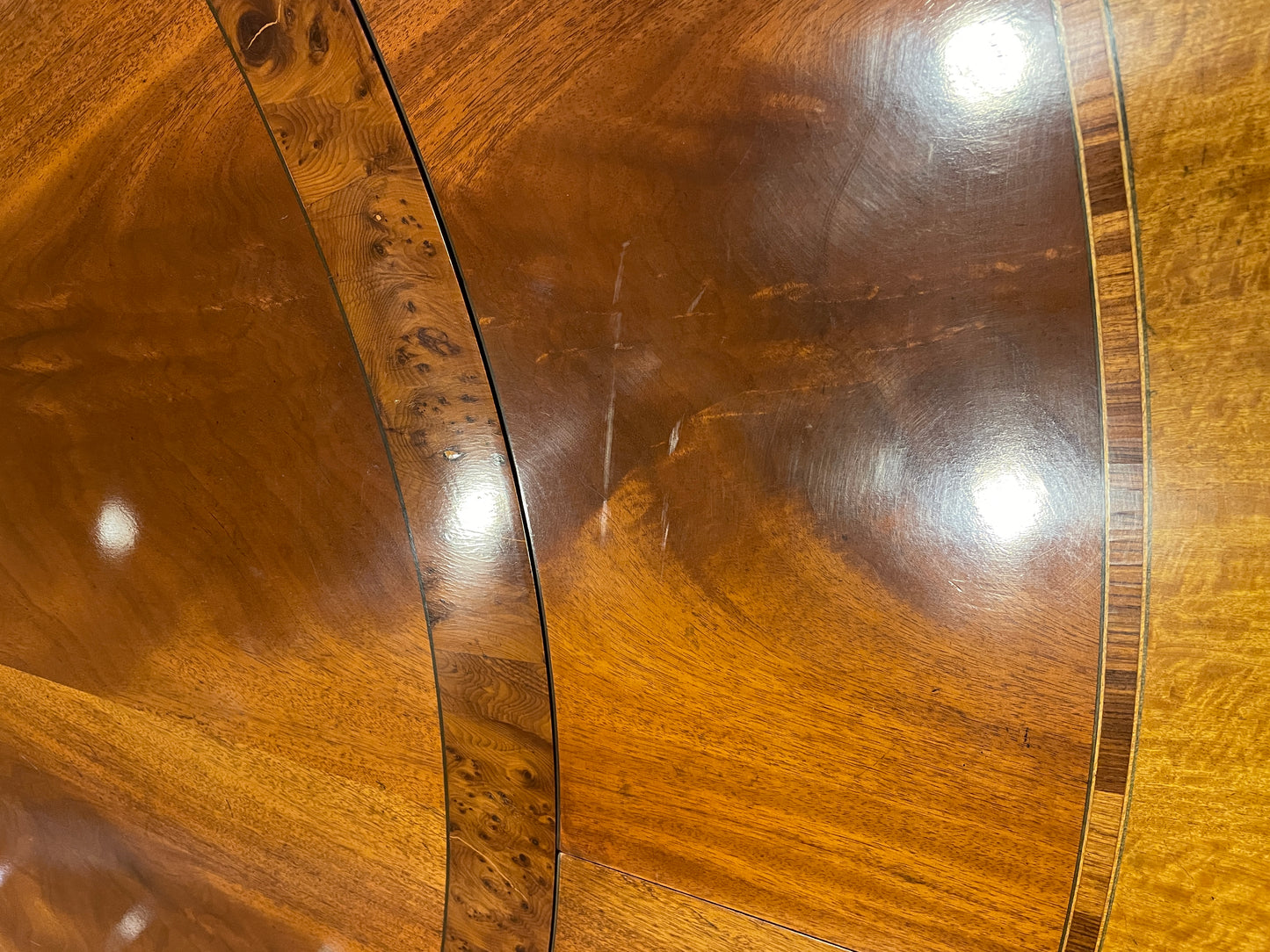 Restall Brown and Clennell Round Dining Table with Leaves (0HP00I)