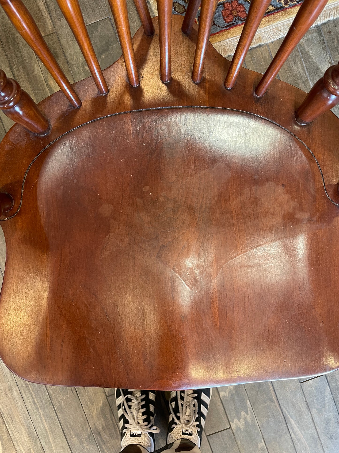 Cherry Windsor Dining Chairs (Set of 6) (0F2002)