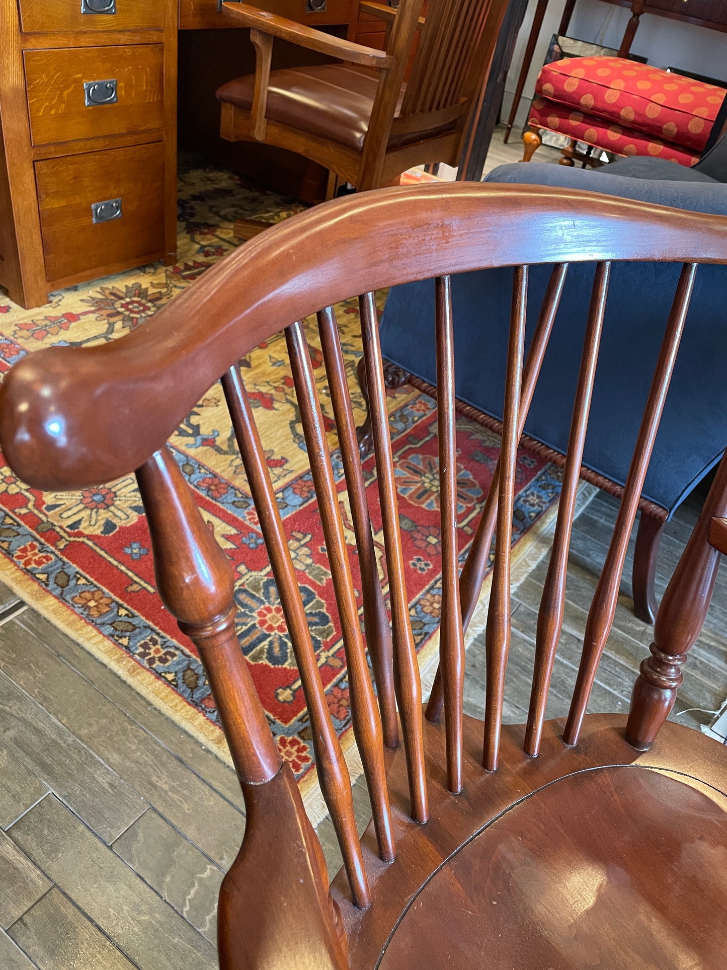 Cherry Windsor Dining Chairs (Set of 6) (0F2002)