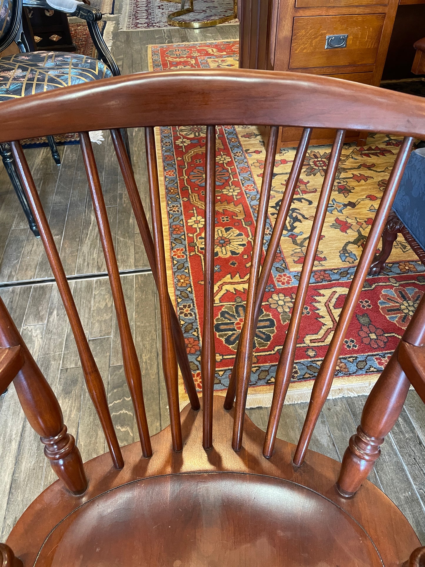 Cherry Windsor Dining Chairs (Set of 6) (0F2002)
