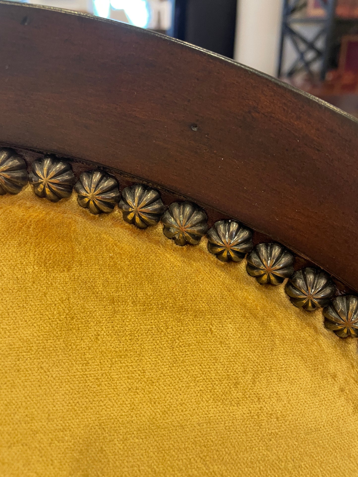 Marge Carson Oval Back Chair - AS IS (0F1002)