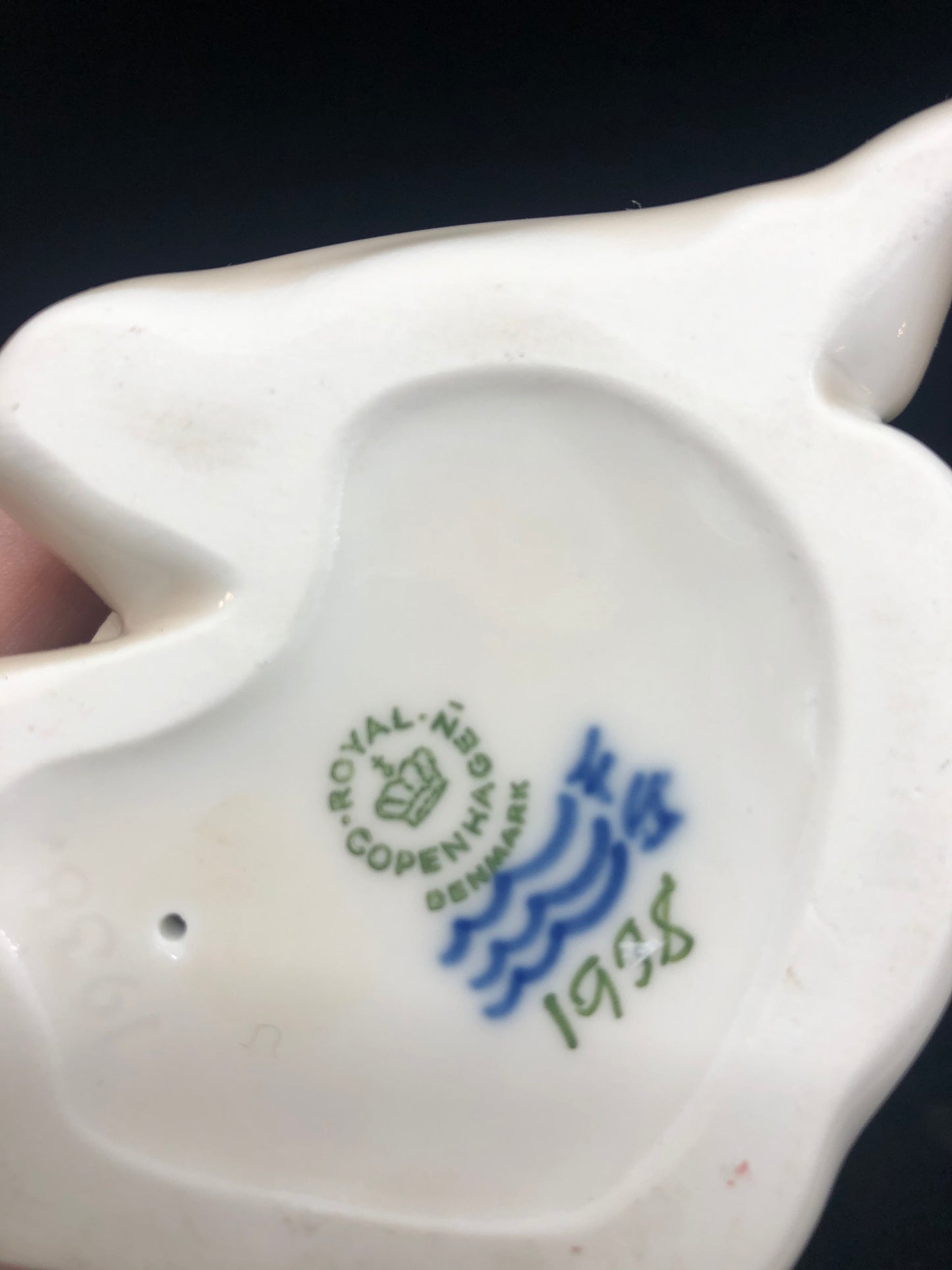 Royal Copenhagen Girl Holding Doll, #1938 (19542)