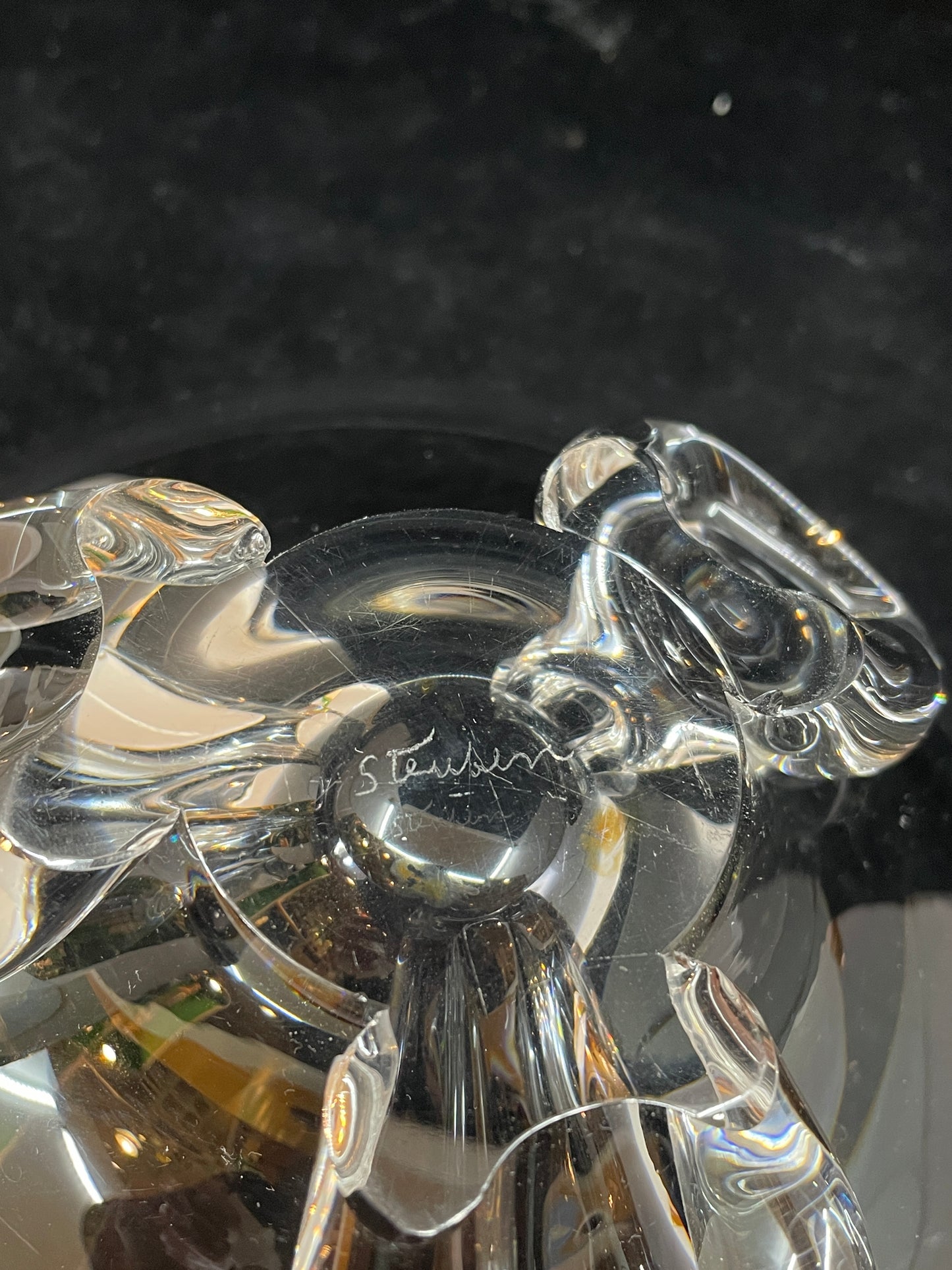 Steuben Donald Pollard Floret Bowl (0B5009)