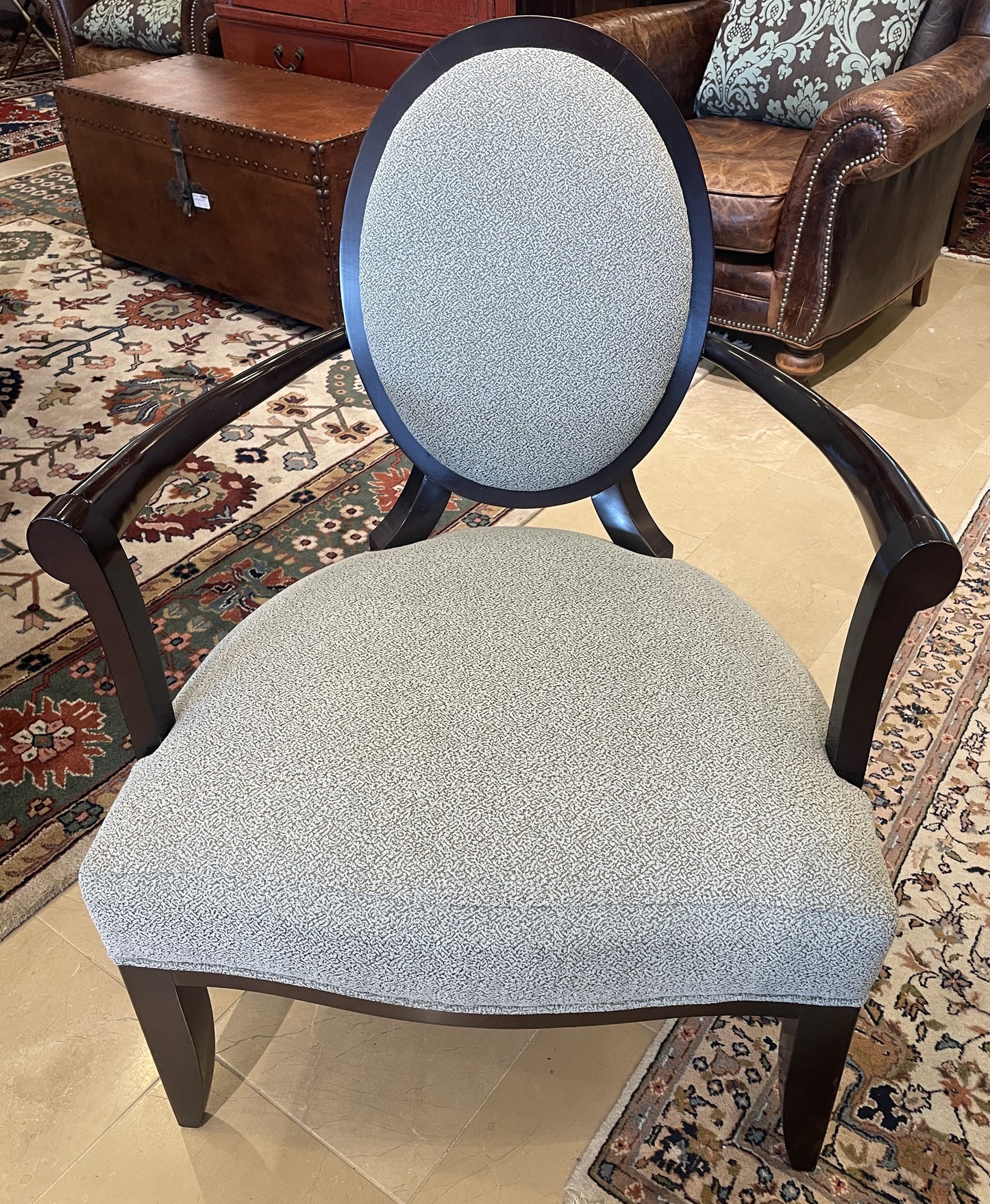 Pair Barbara Barry Arm Chairs (0A900K)