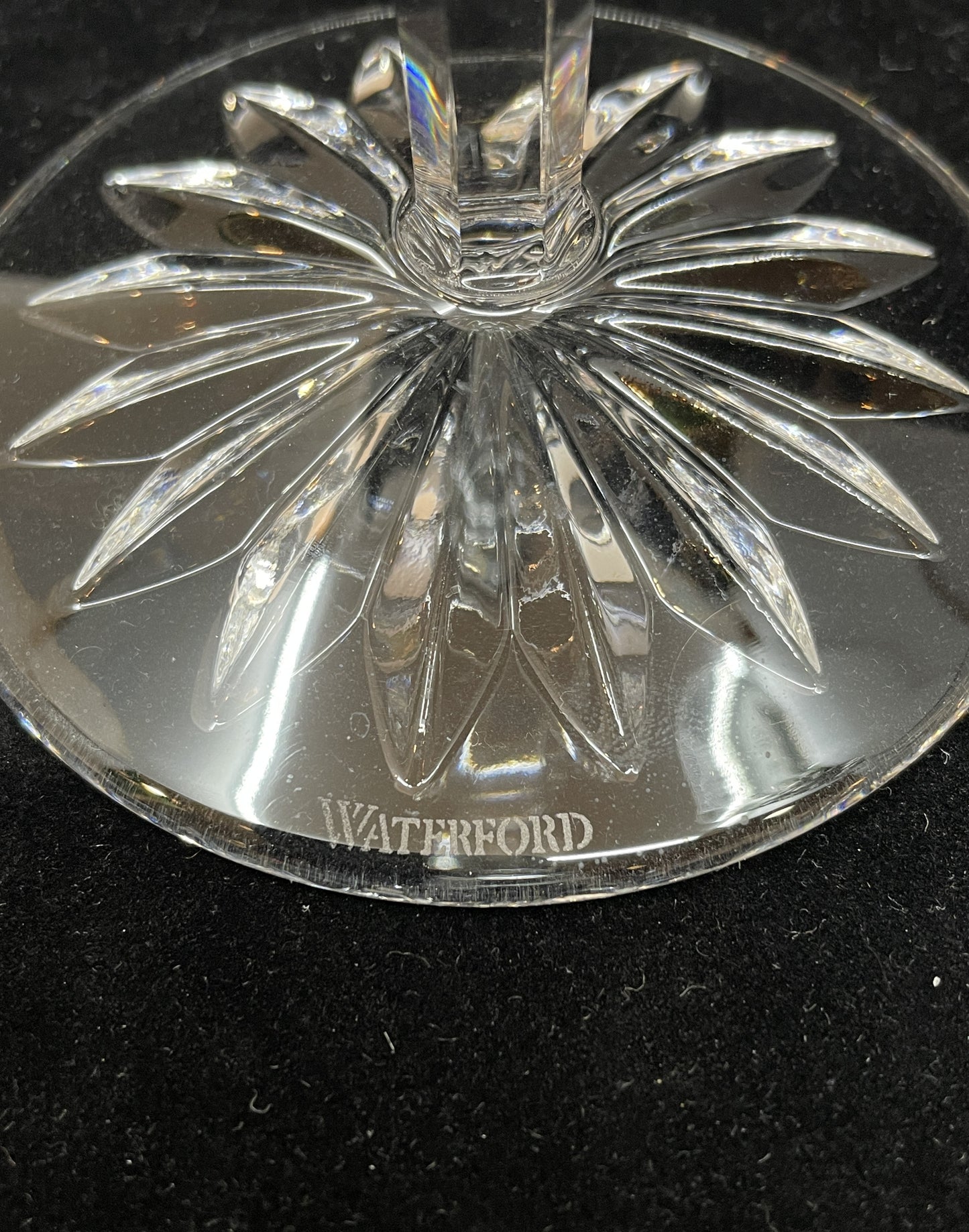 Pair of Waterford Lismore POPS Smoky Topaz Champagne Flutes (00N006)