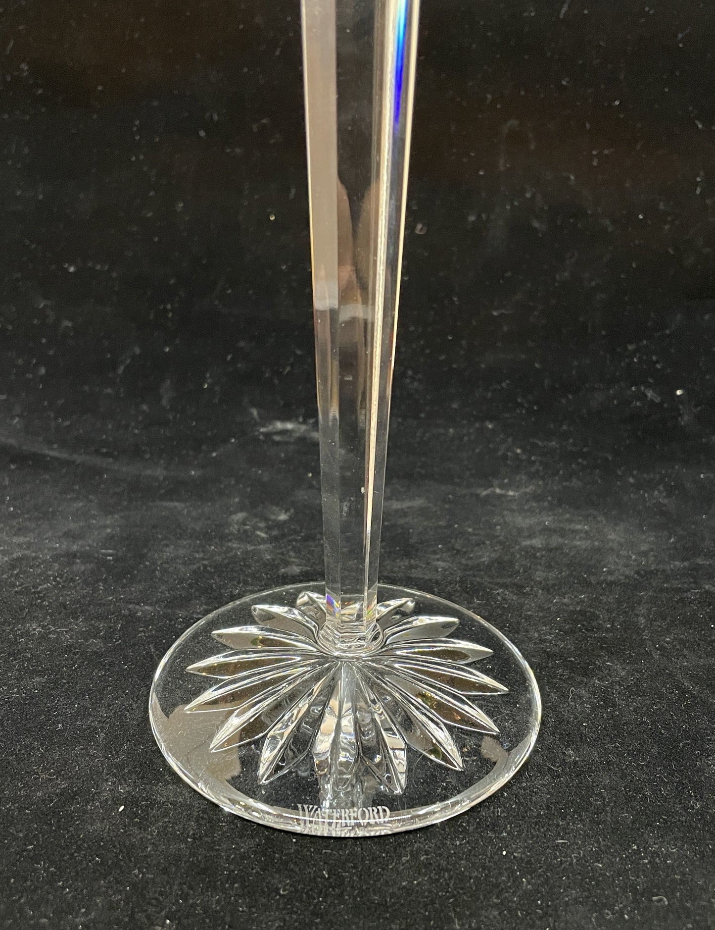 Pair of Waterford Lismore POPS Smoky Topaz Champagne Flutes (00N006)