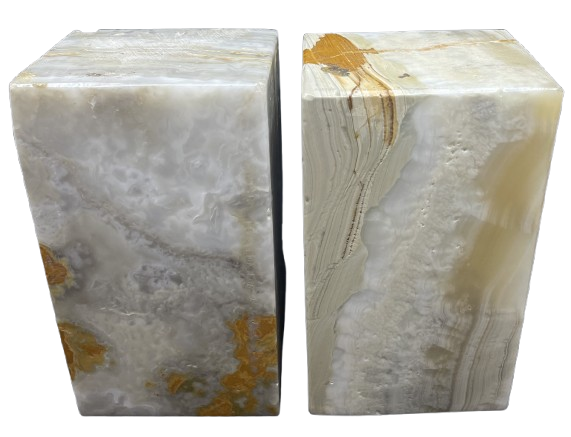 Onyx Bookends (08E01A)