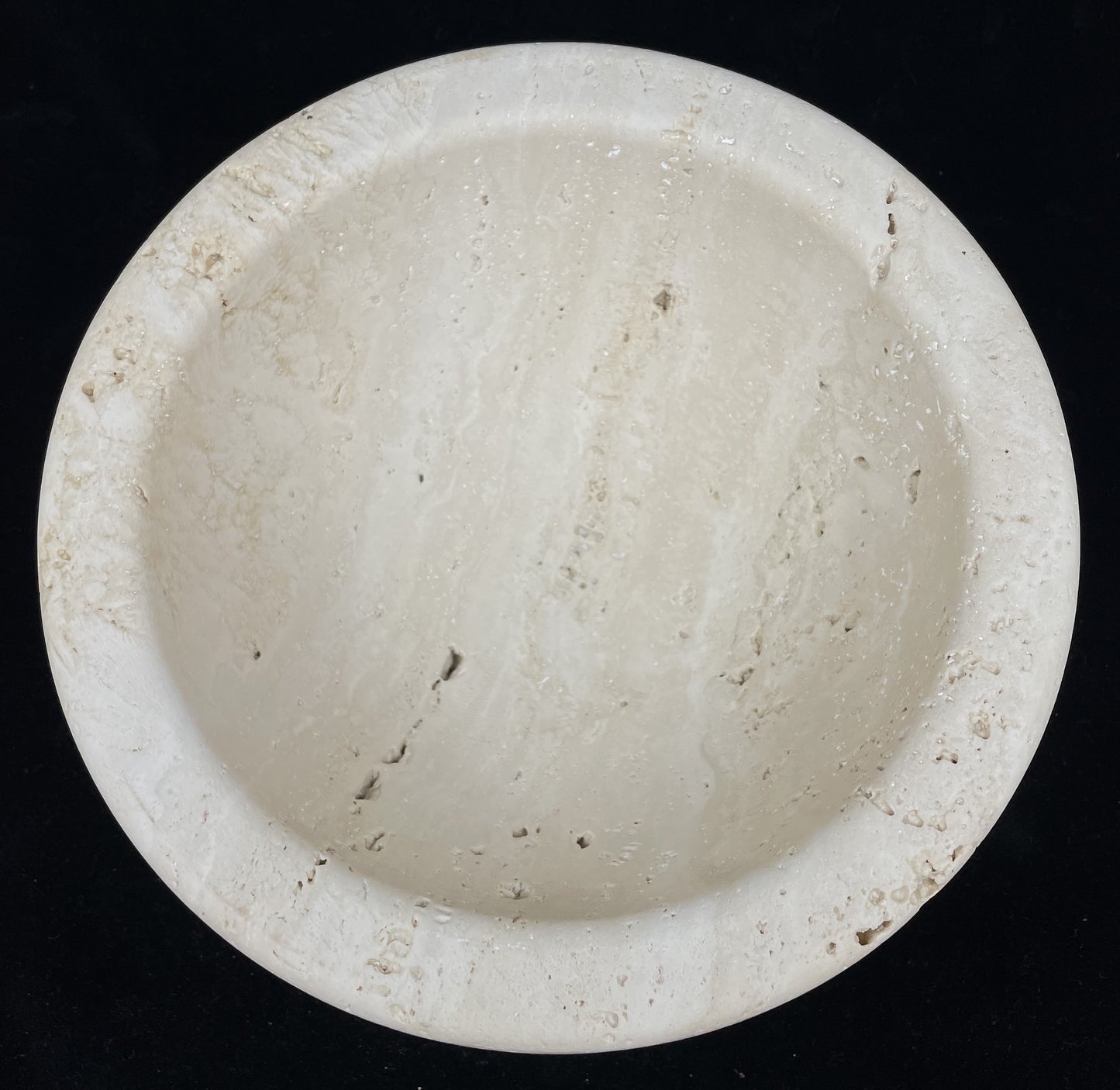 Hugh Acton Travertine Bowl Large (08E017)