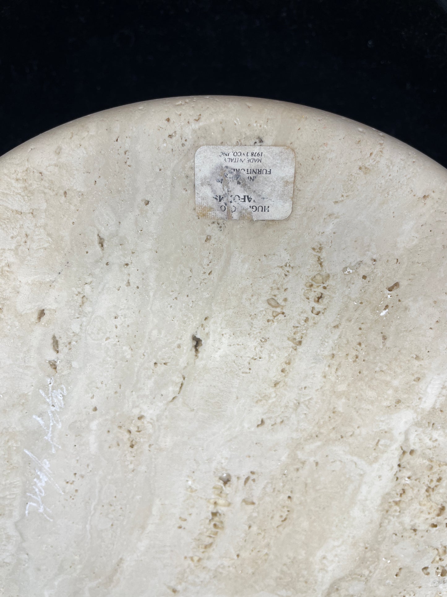 Hugh Acton Travertine Bowl Large (08E017)