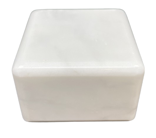 Hugh Acton Megaforms Pedestal, Carrera Marble Square (08E01C)