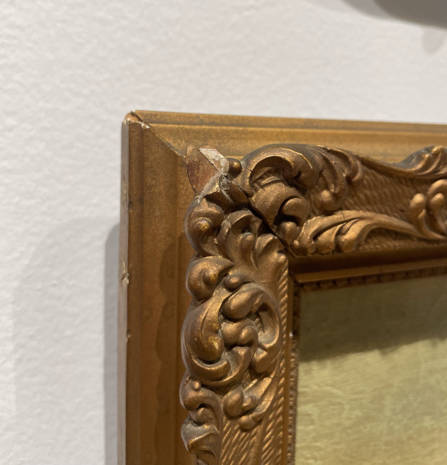 Antique Burled Console