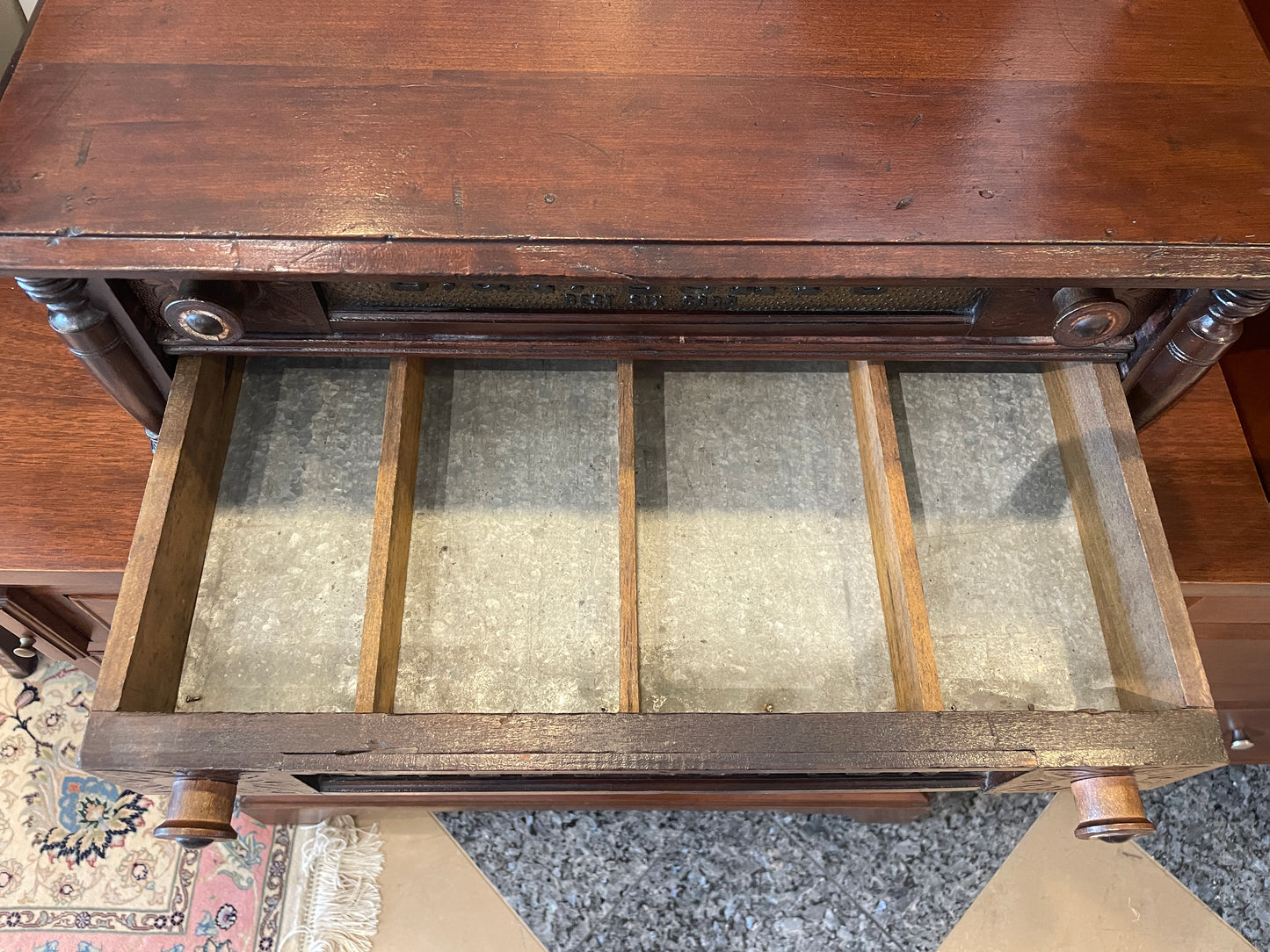 J. & P. Coats Two Drawer Spool Cabinet (059003)