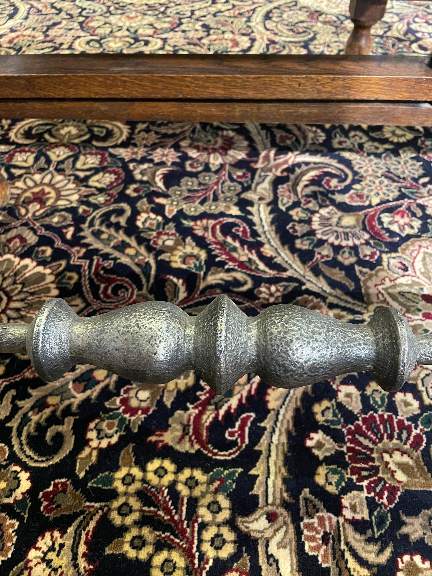 Reclaimed Wood and Metal Console Table AS IS (0BT001)