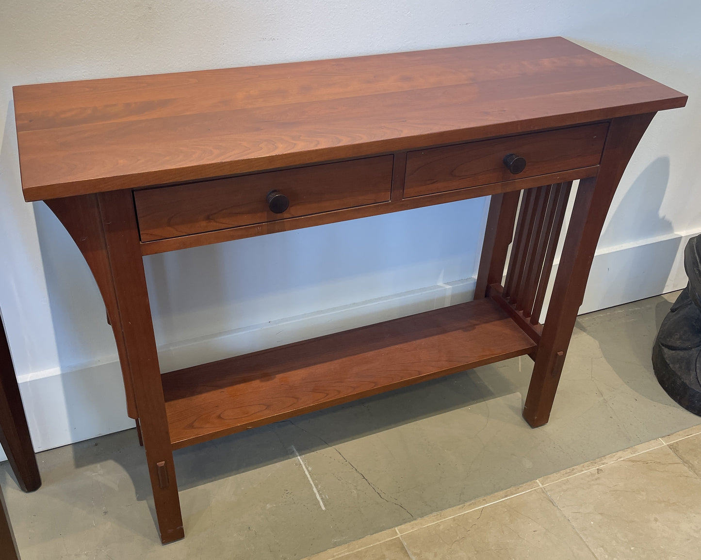 Stickley Small Cherry Mission Console (0F8002)