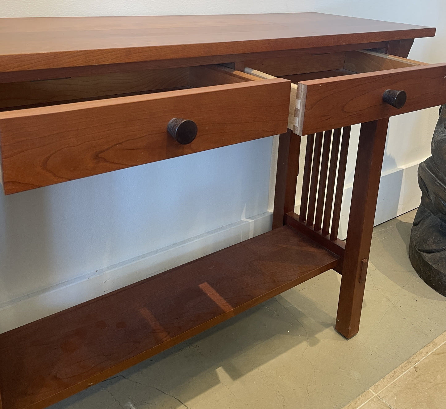 Stickley Small Cherry Mission Console (0F8002)