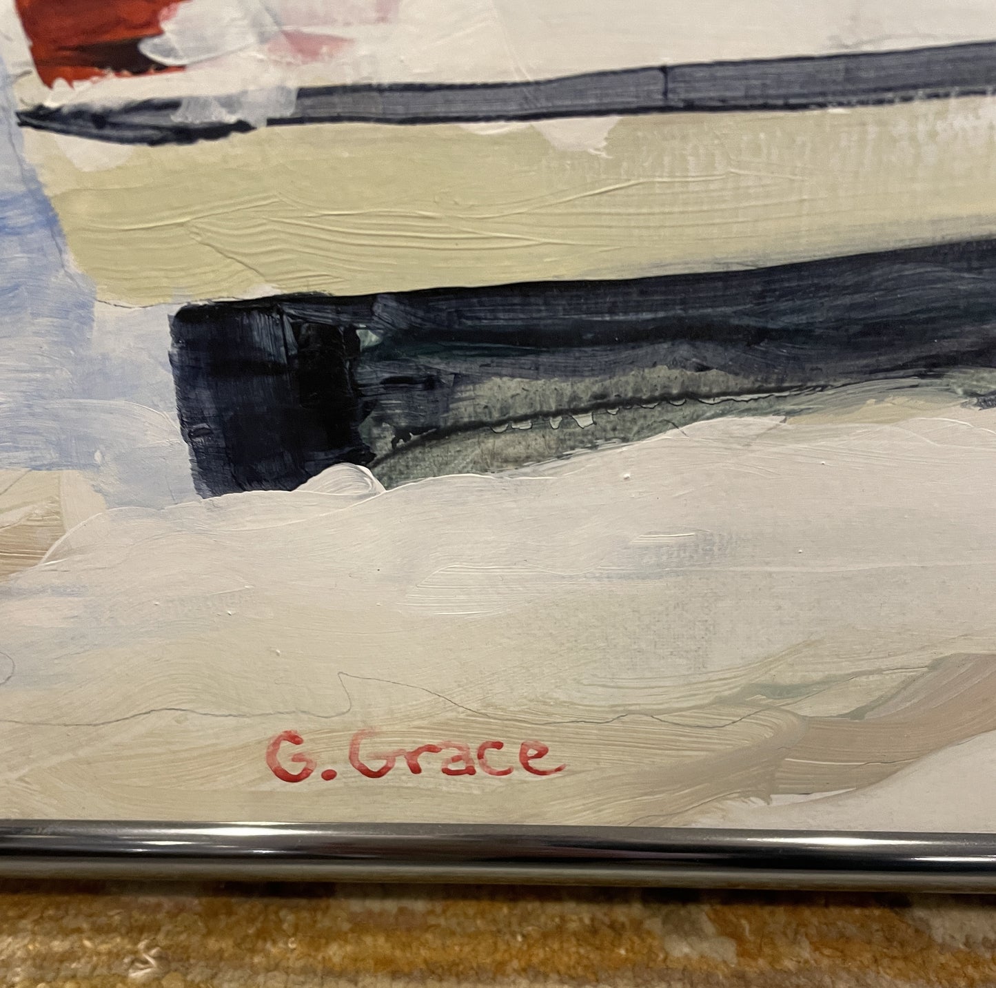 G Grace Rural Street Scene Acrylic (0ND00H)