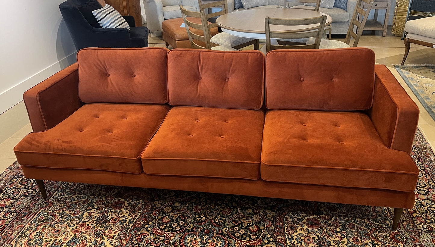 Orange Tuxedo Sofa (0FA003)