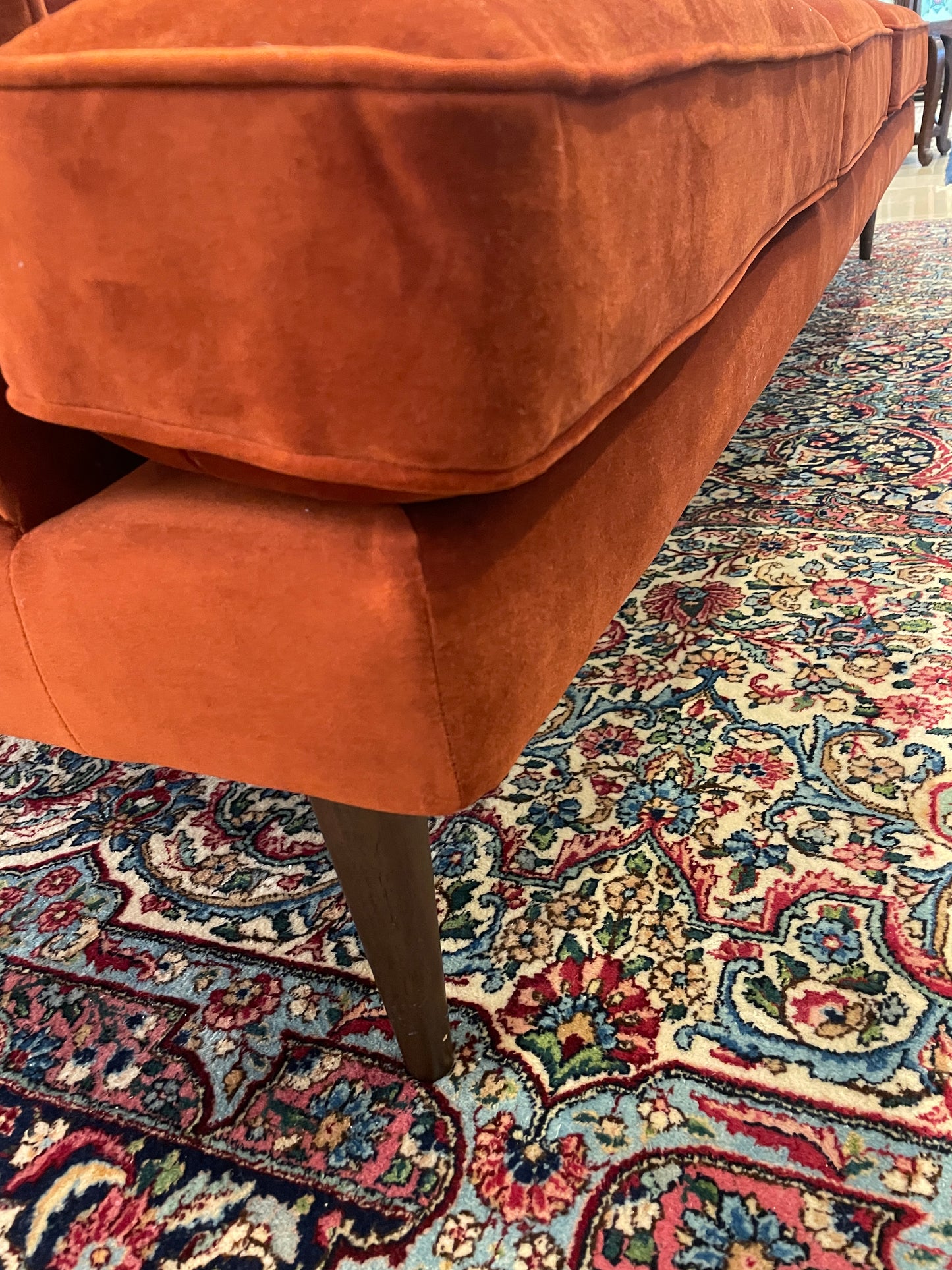 Orange Tuxedo Sofa (0FA003)