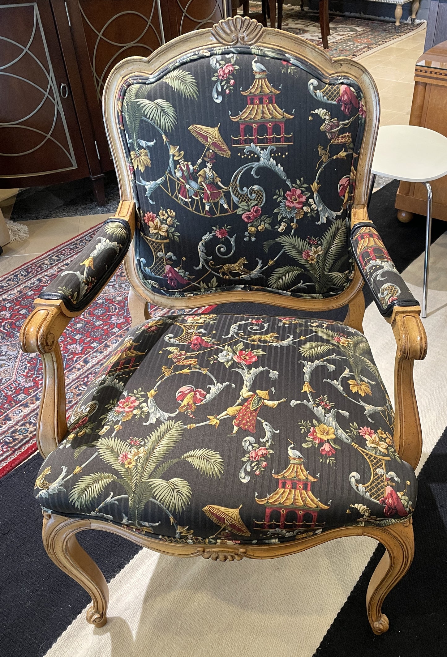 Chinoiserie Fauteuil Arm Chair (0FB002)