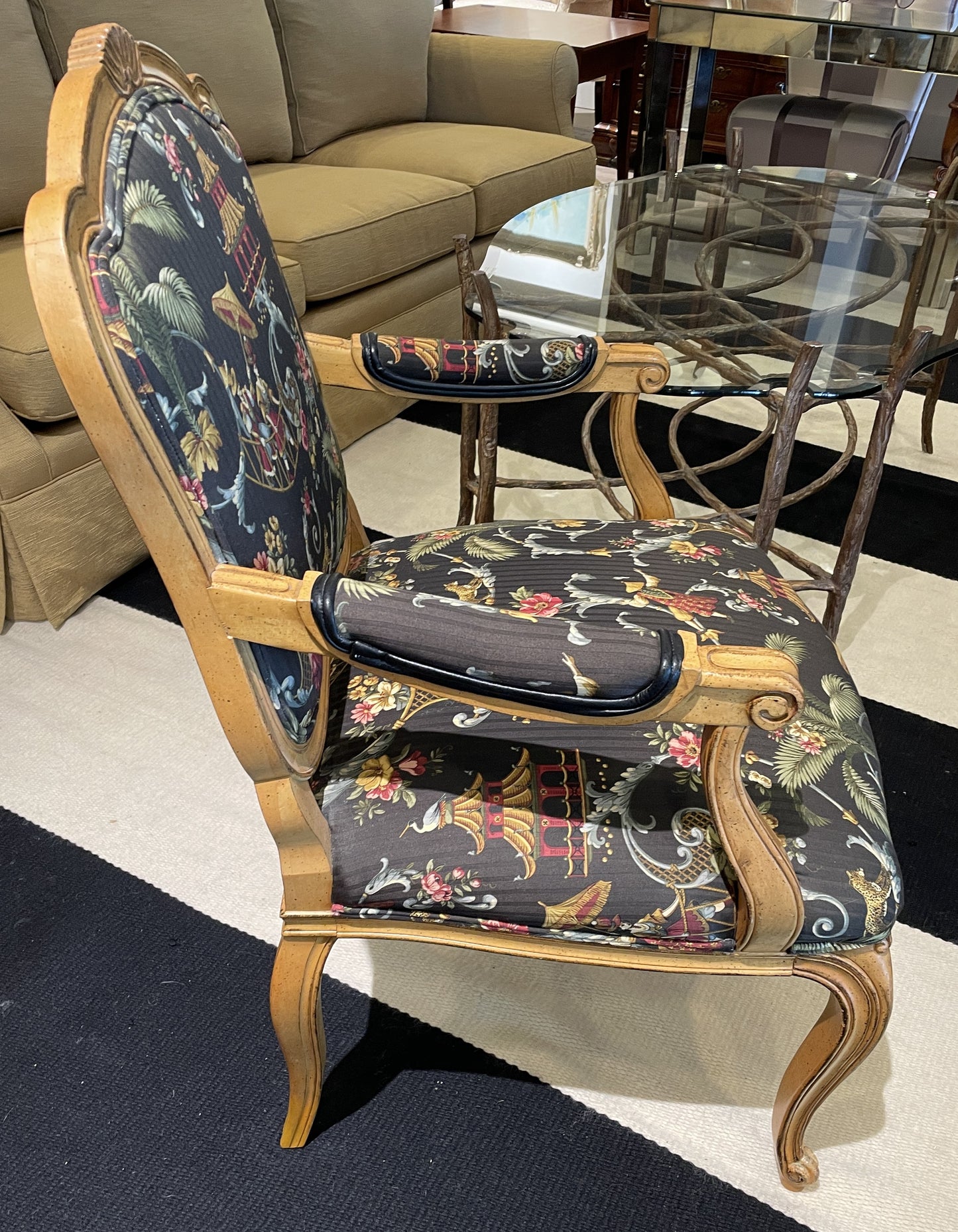 Chinoiserie Fauteuil Arm Chair (0FB002)