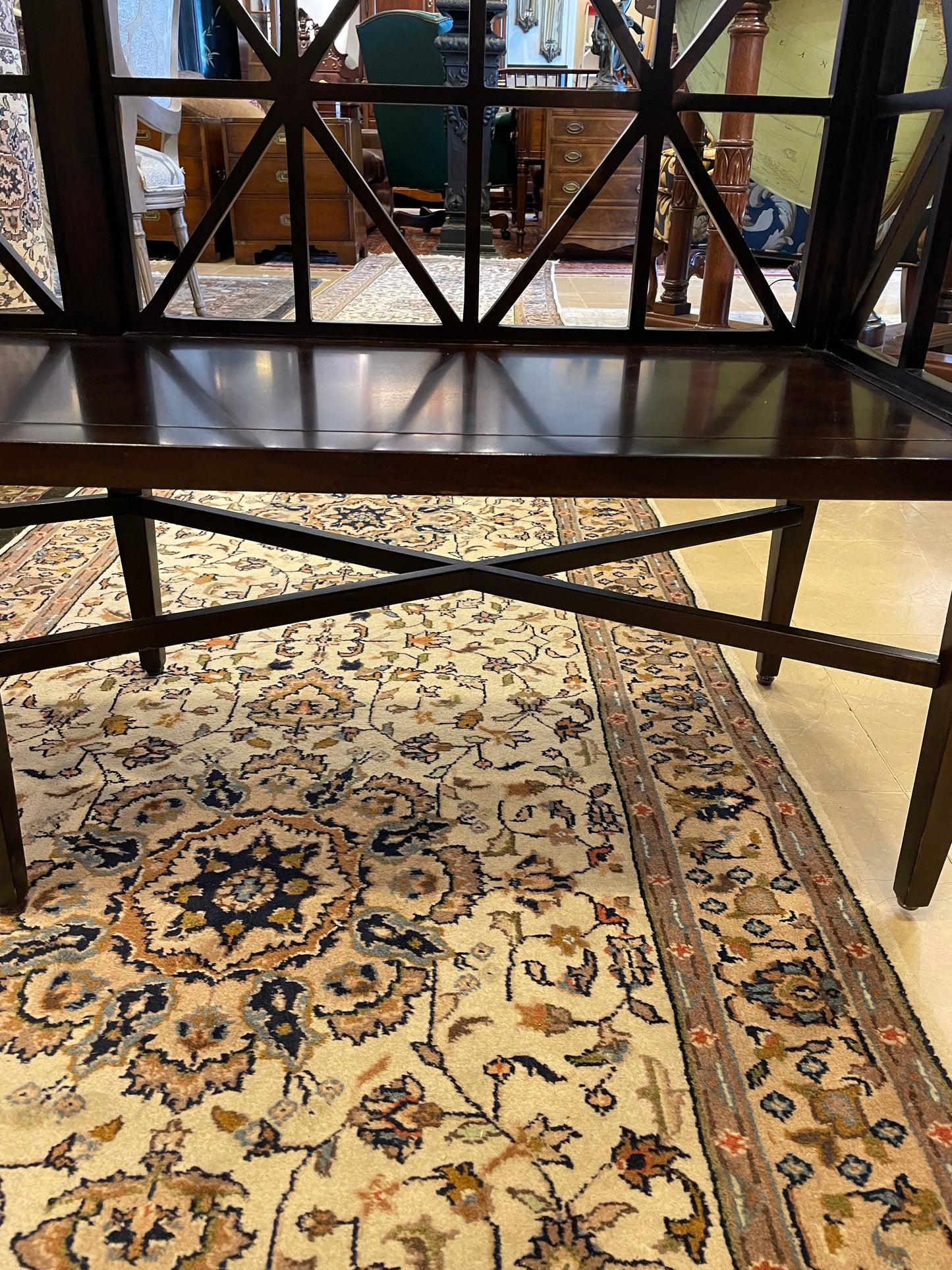 Gilded Electric Floor Chandelier