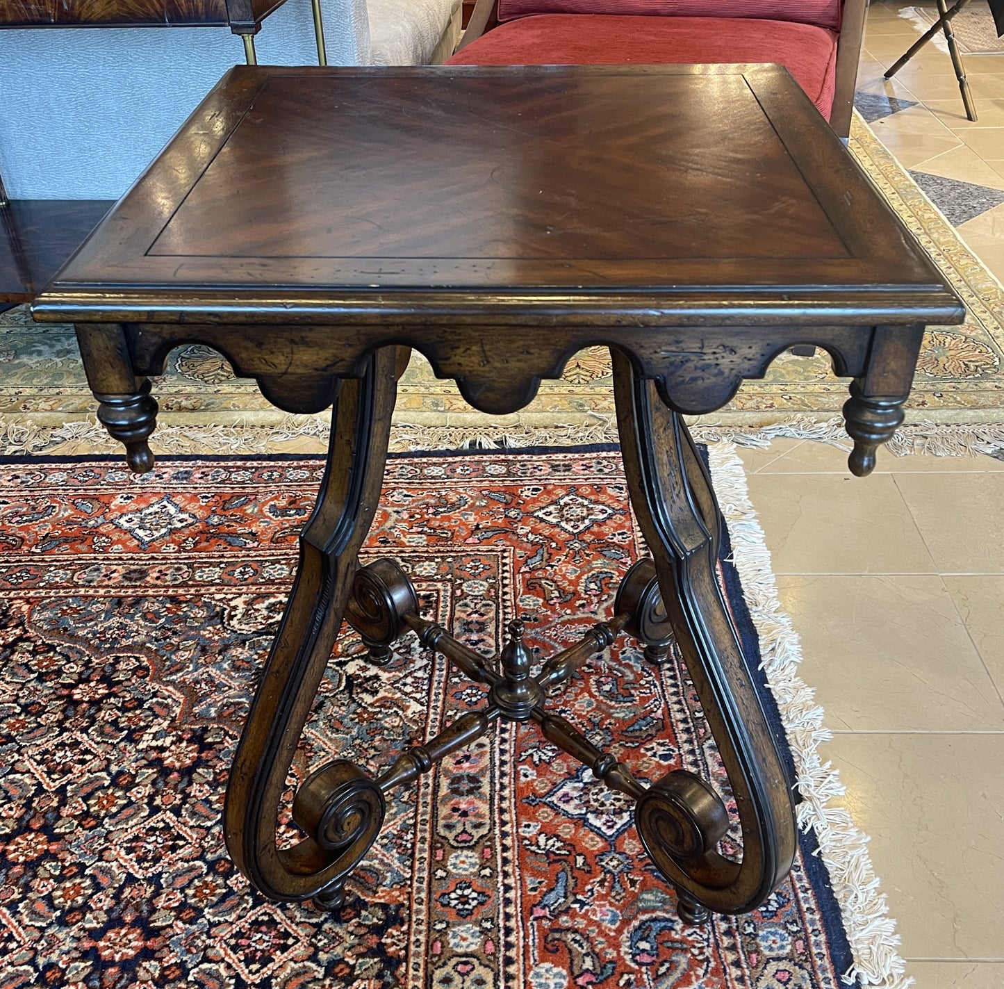 Modern Tudor Style End Table (0FD003)