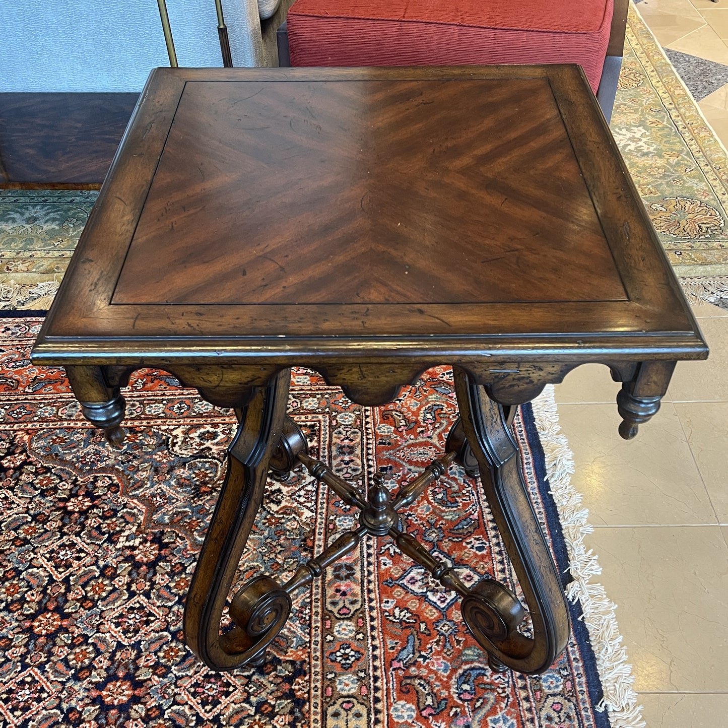 Modern Tudor Style End Table (0FD003)