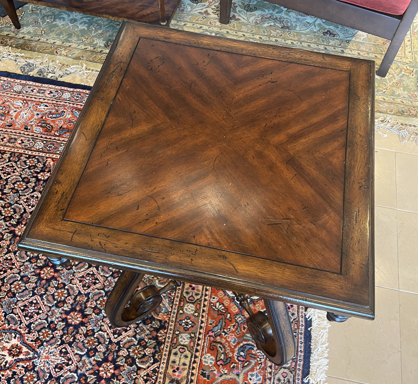 Modern Tudor Style End Table (0FD003)