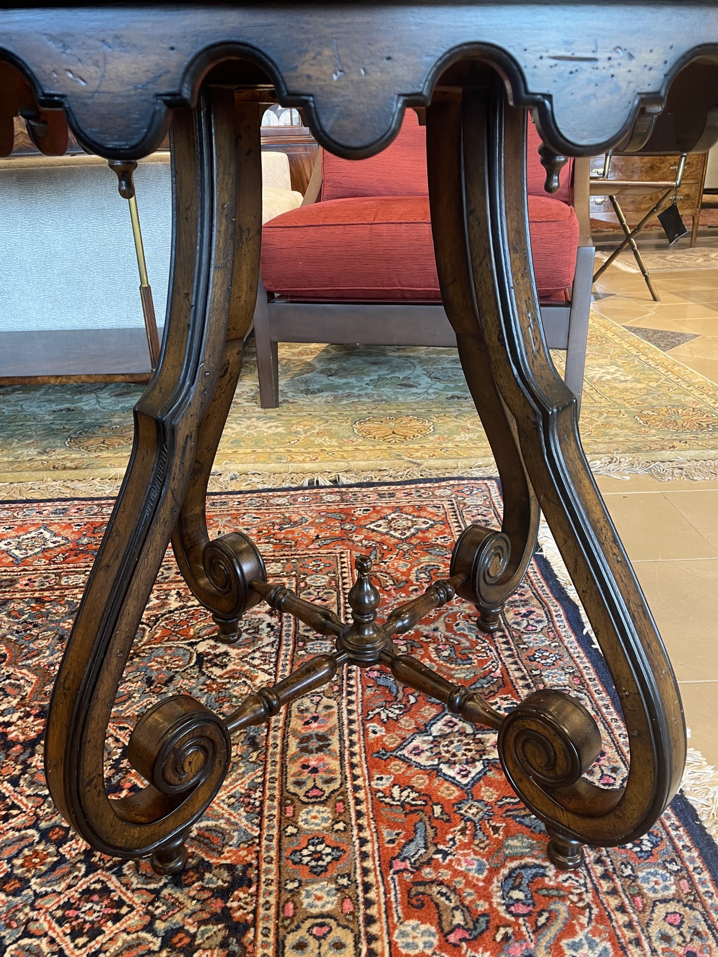 Modern Tudor Style End Table (0FD003)