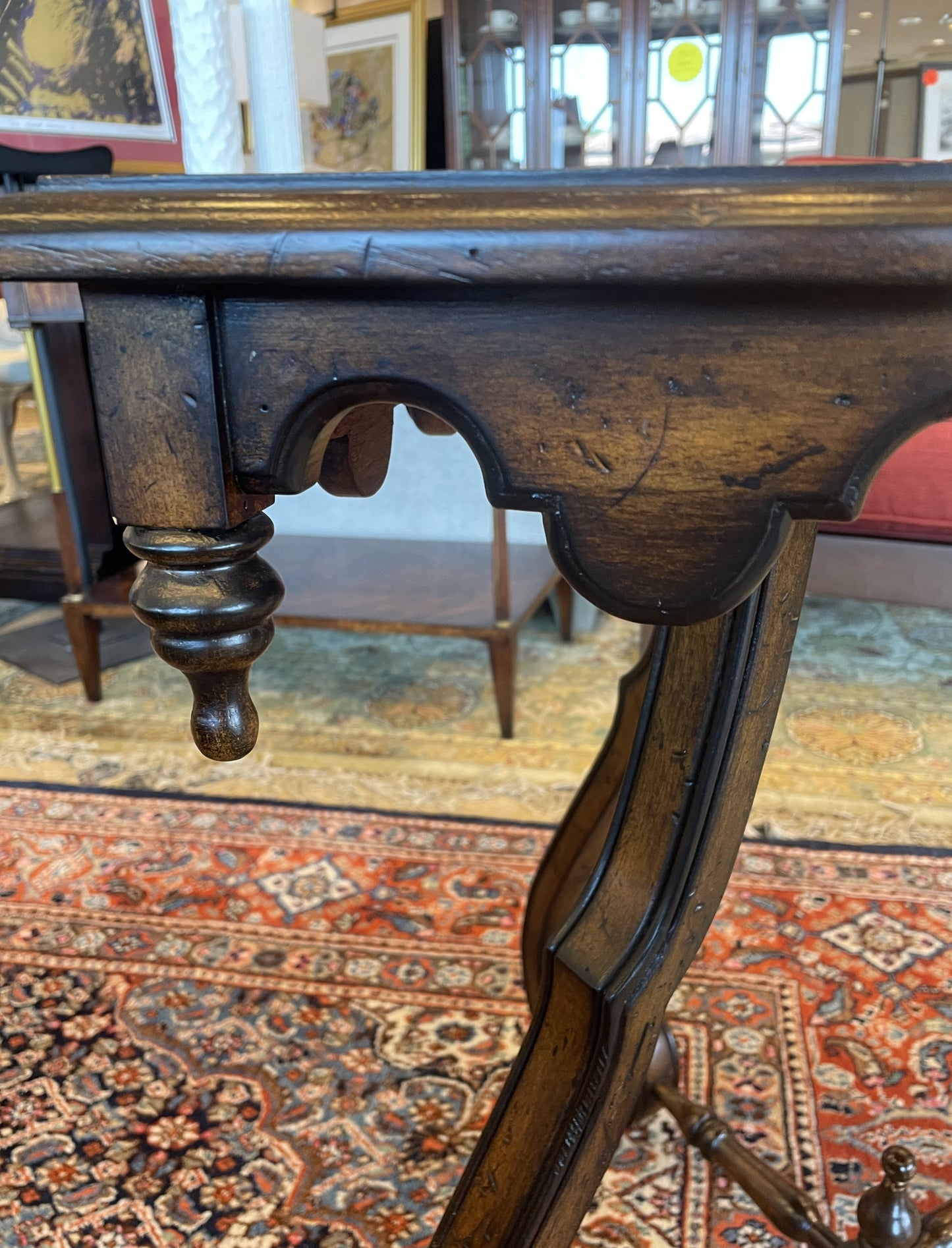 Modern Tudor Style End Table (0FD003)