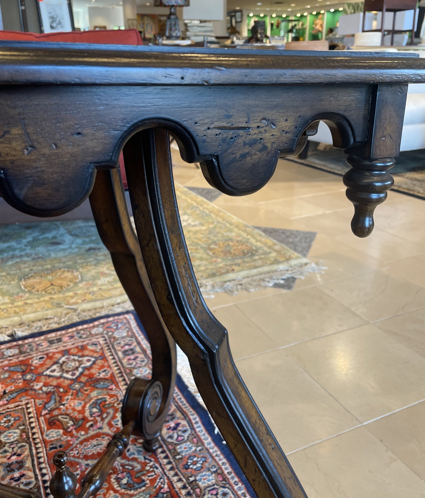 Modern Tudor Style End Table (0FD003)
