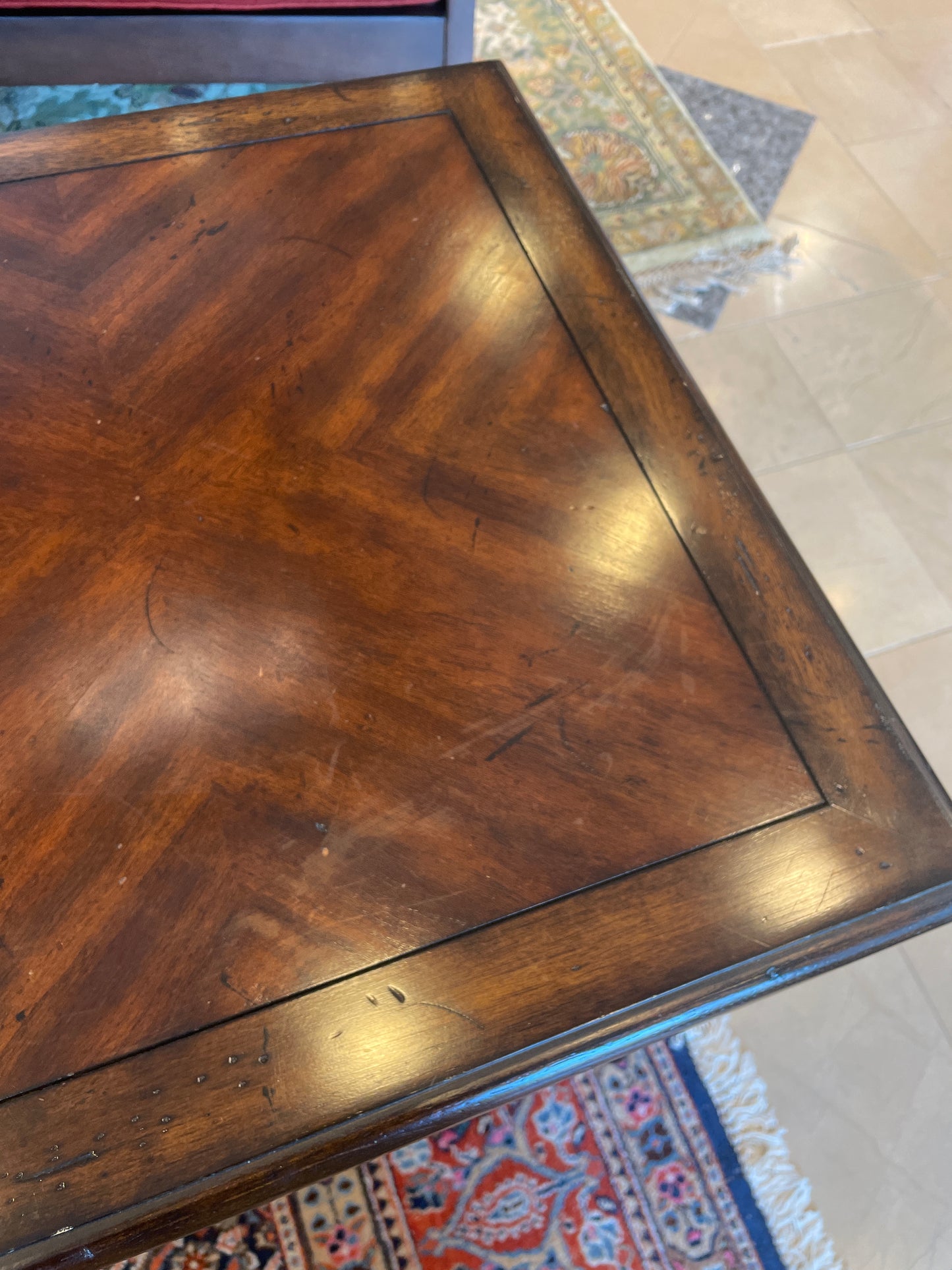 Modern Tudor Style End Table (0FD003)