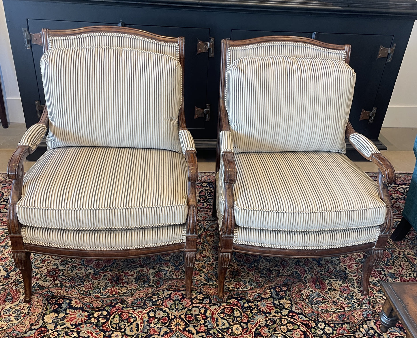 Pr. Jeffco Beregere Chairs in Velvet Stripe (0AN003)