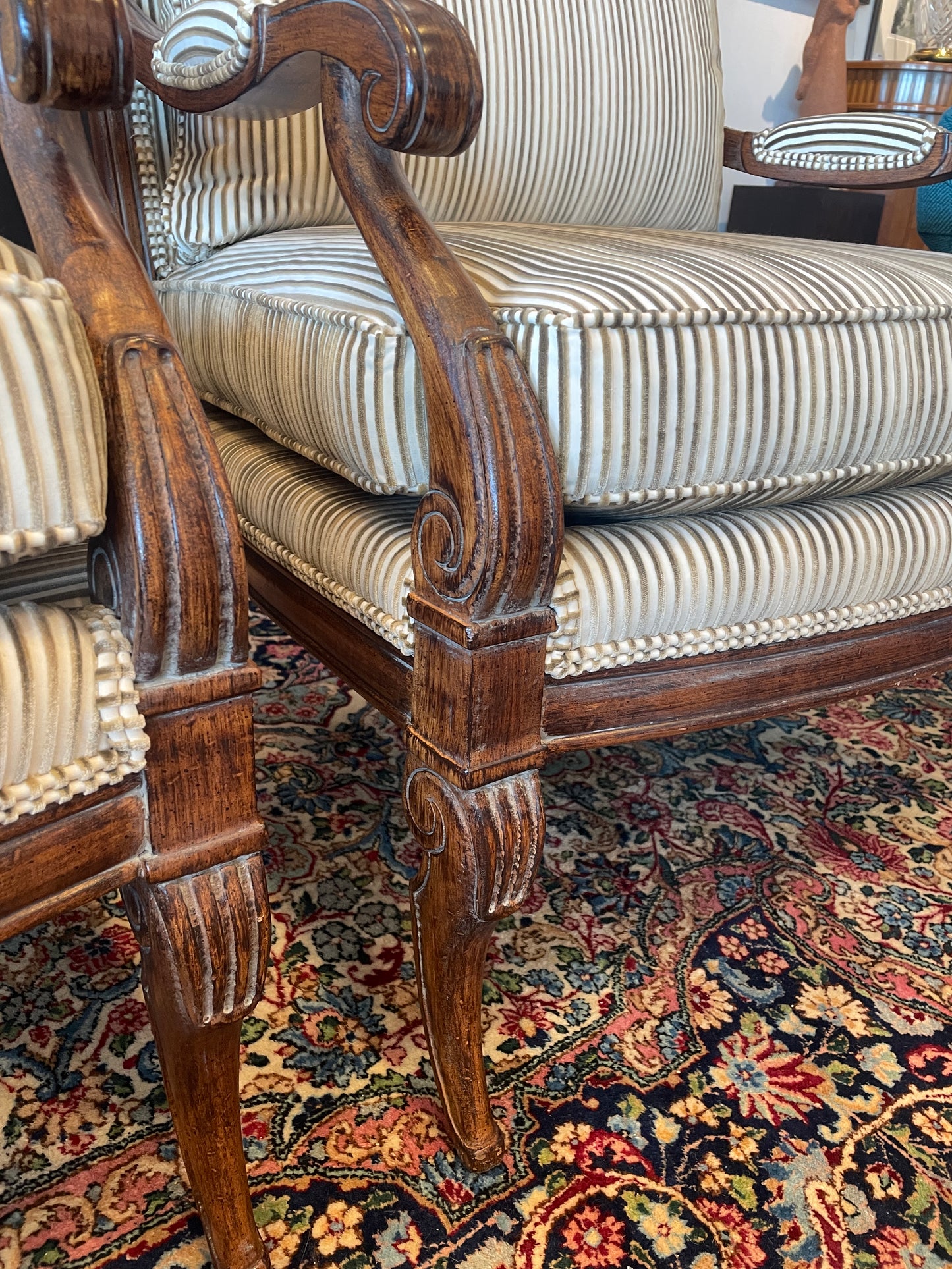 Pr. Jeffco Beregere Chairs in Velvet Stripe (0AN003)
