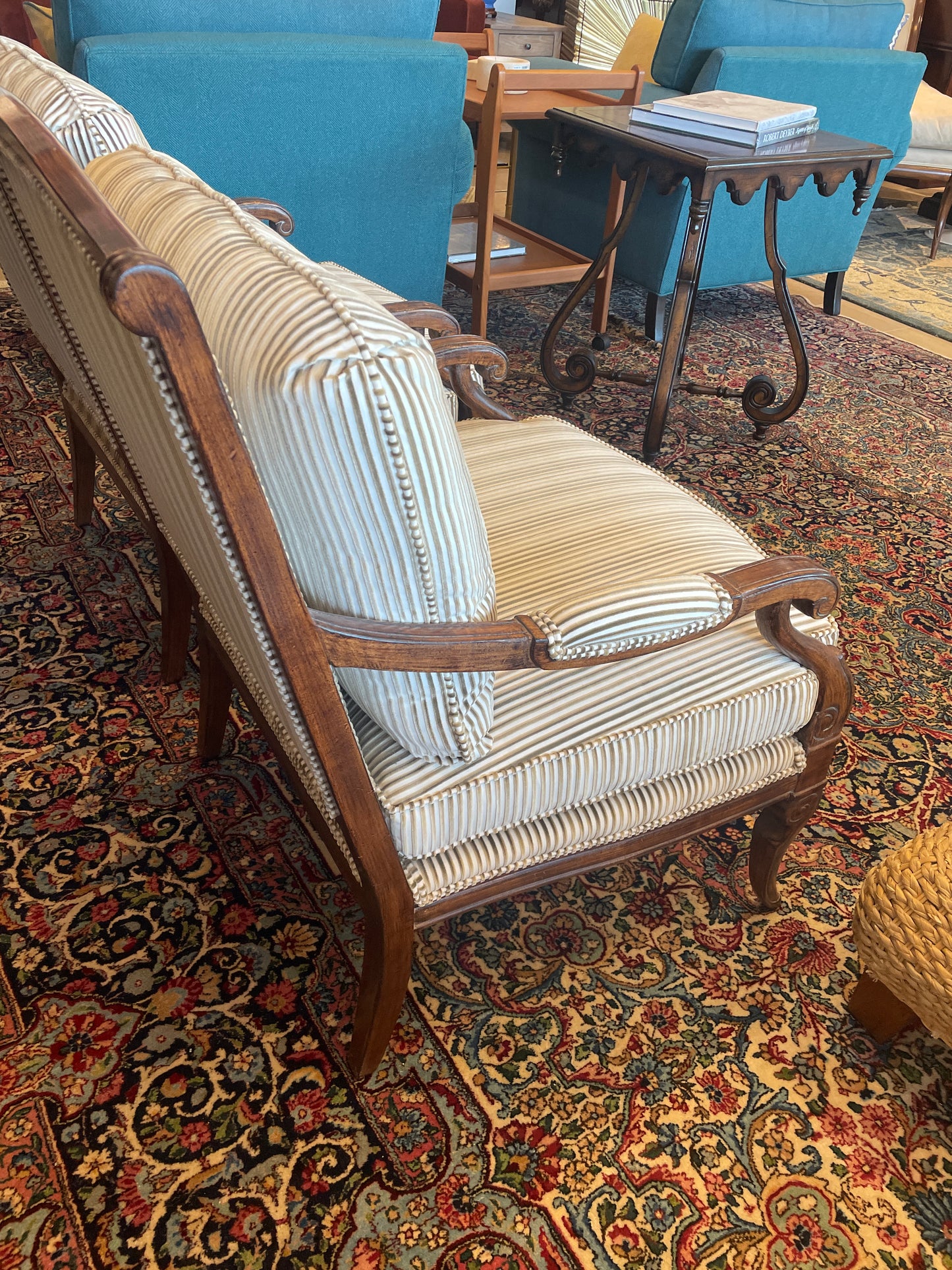 Pr. Jeffco Beregere Chairs in Velvet Stripe (0AN003)