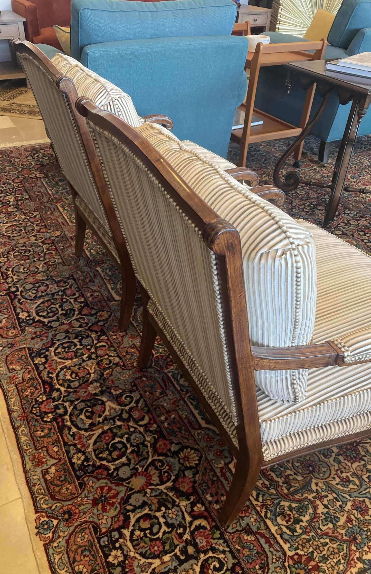 Pr. Jeffco Beregere Chairs in Velvet Stripe (0AN003)