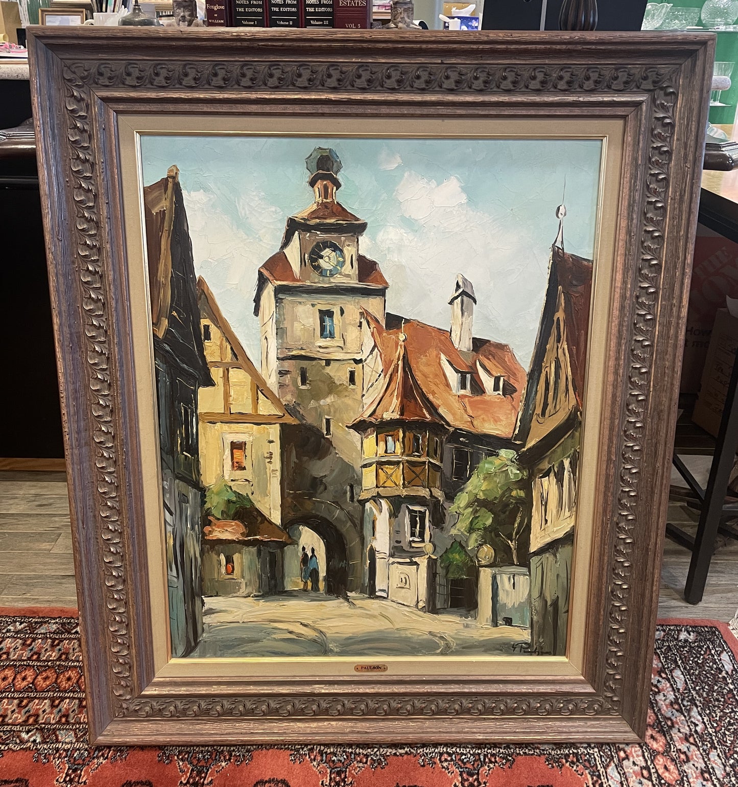 Landscape Oil on Canvas Attr: Erich Paulsen (0FF001)