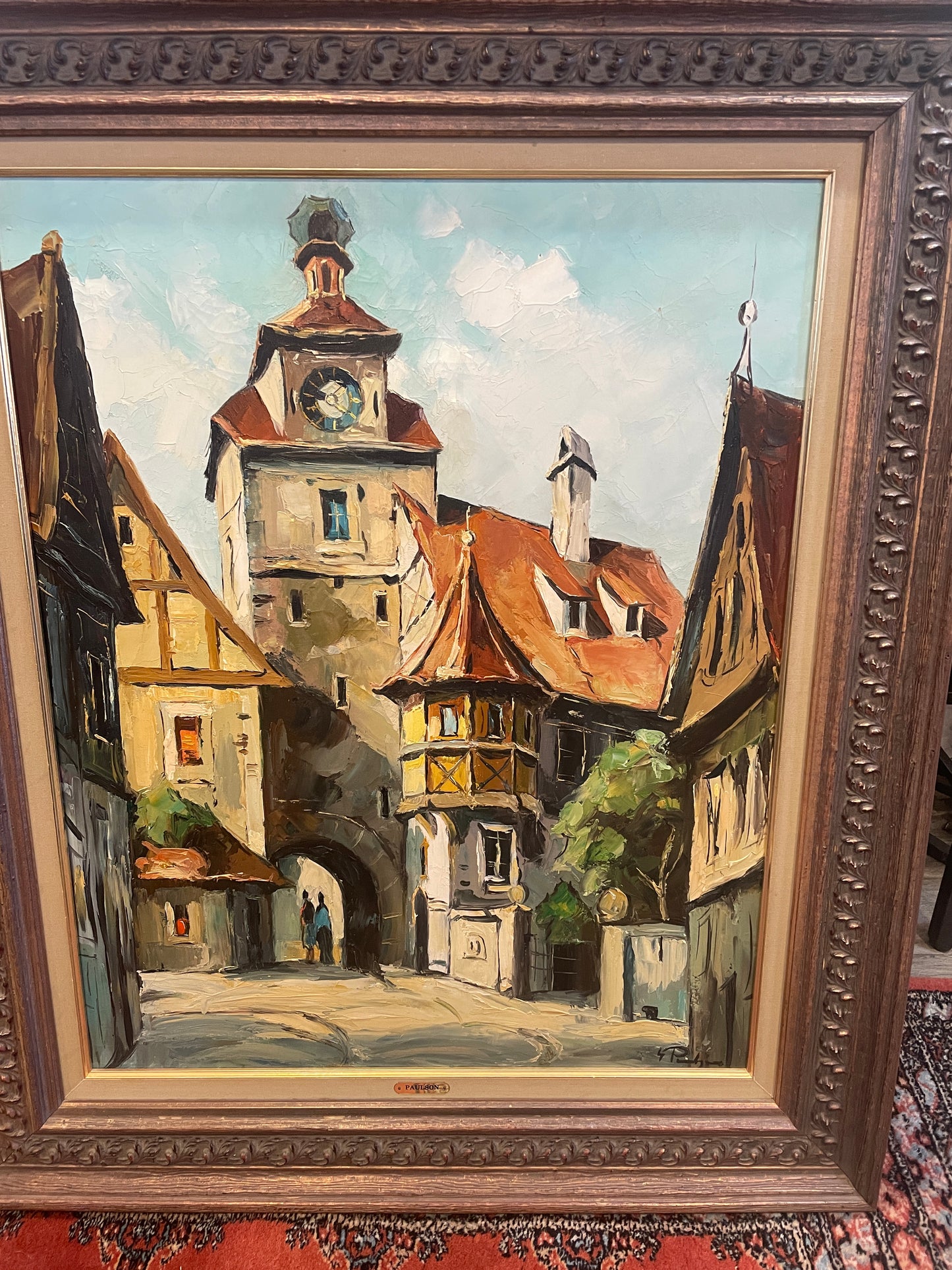 Landscape Oil on Canvas Attr: Erich Paulsen (0FF001)