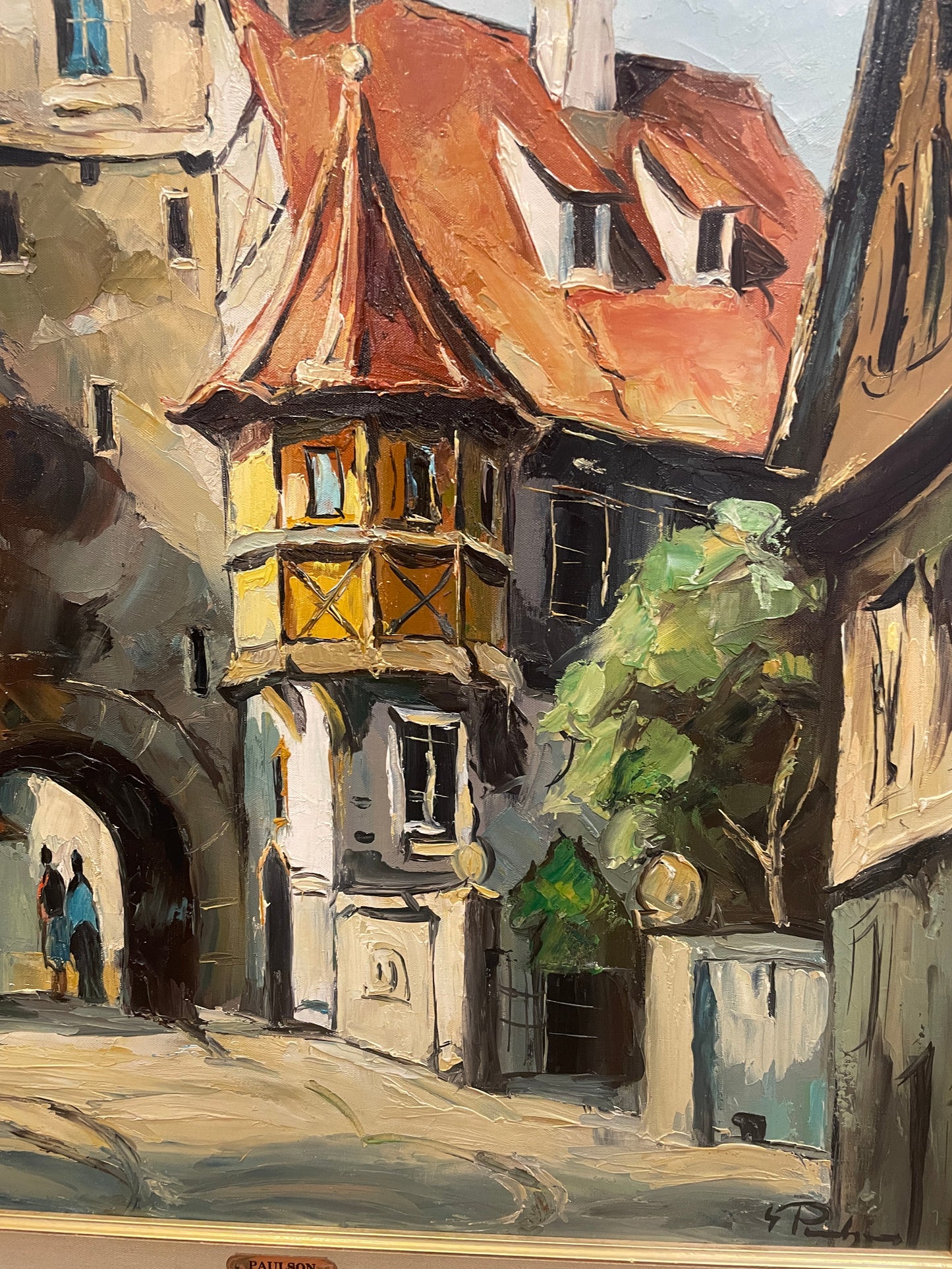 Landscape Oil on Canvas Attr: Erich Paulsen (0FF001)