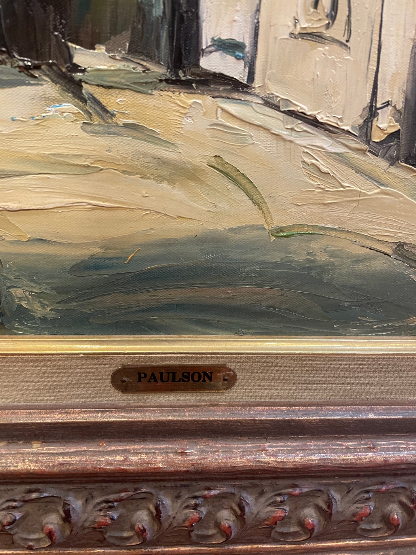 Landscape Oil on Canvas Attr: Erich Paulsen (0FF001)