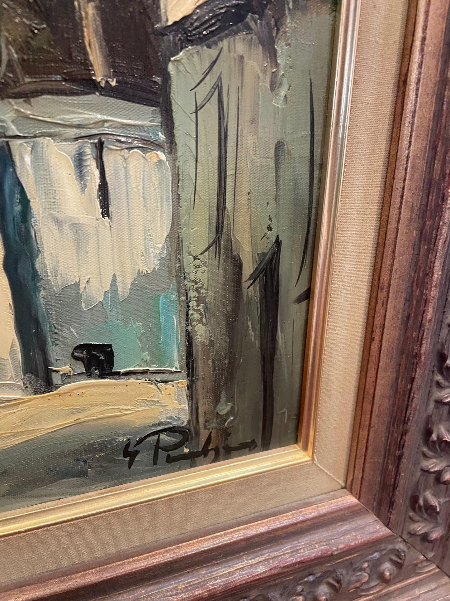 Landscape Oil on Canvas Attr: Erich Paulsen (0FF001)