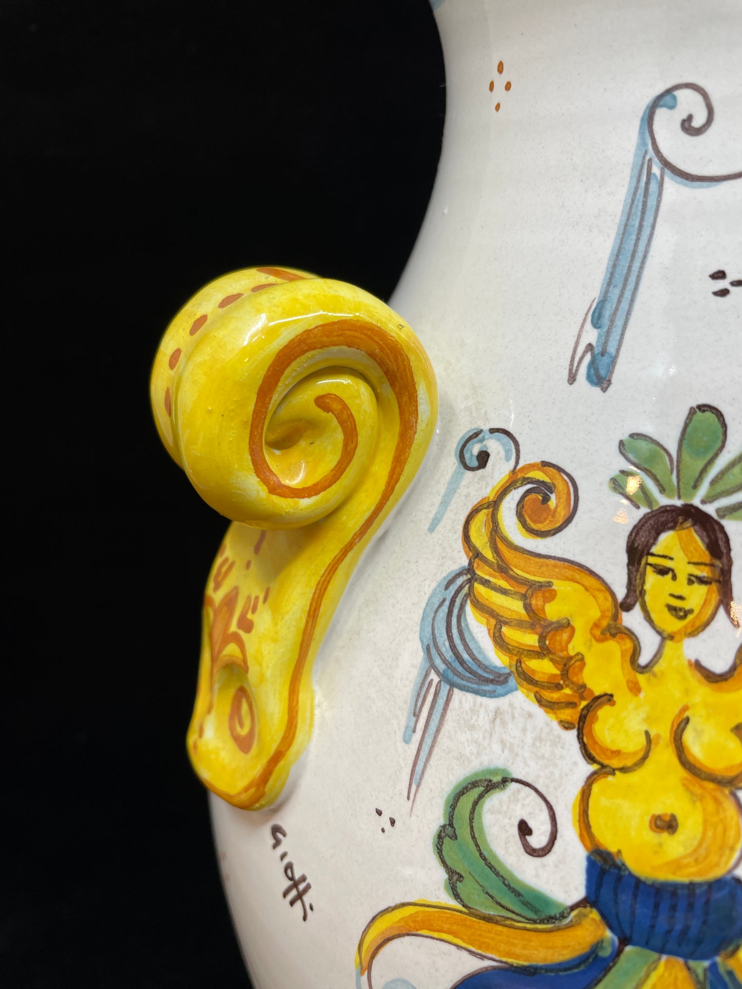 Giotti Ceramiche Italian Glazed Urn (0BZ00G)