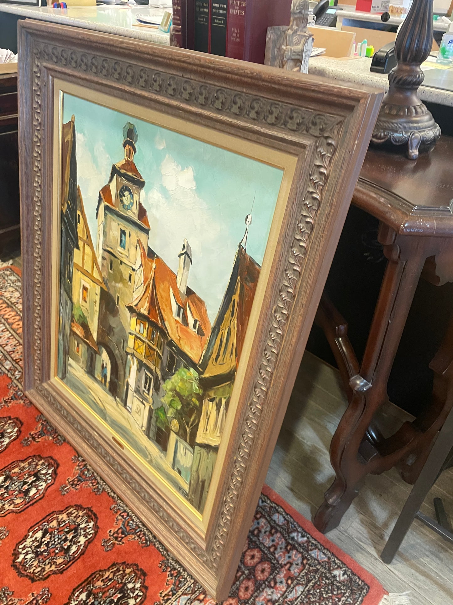 Landscape Oil on Canvas Attr: Erich Paulsen (0FF001)
