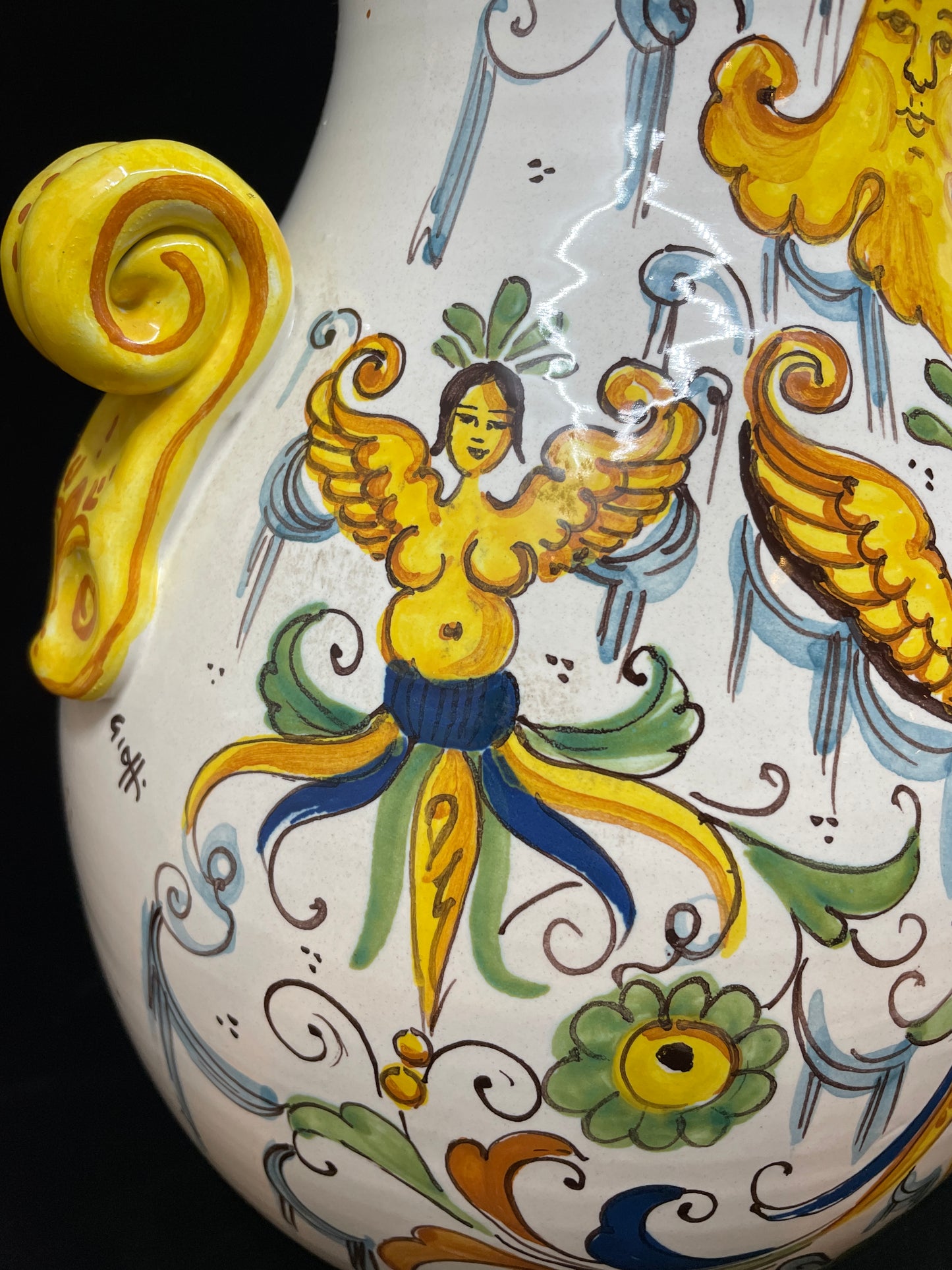 Giotti Ceramiche Italian Glazed Urn (0BZ00G)