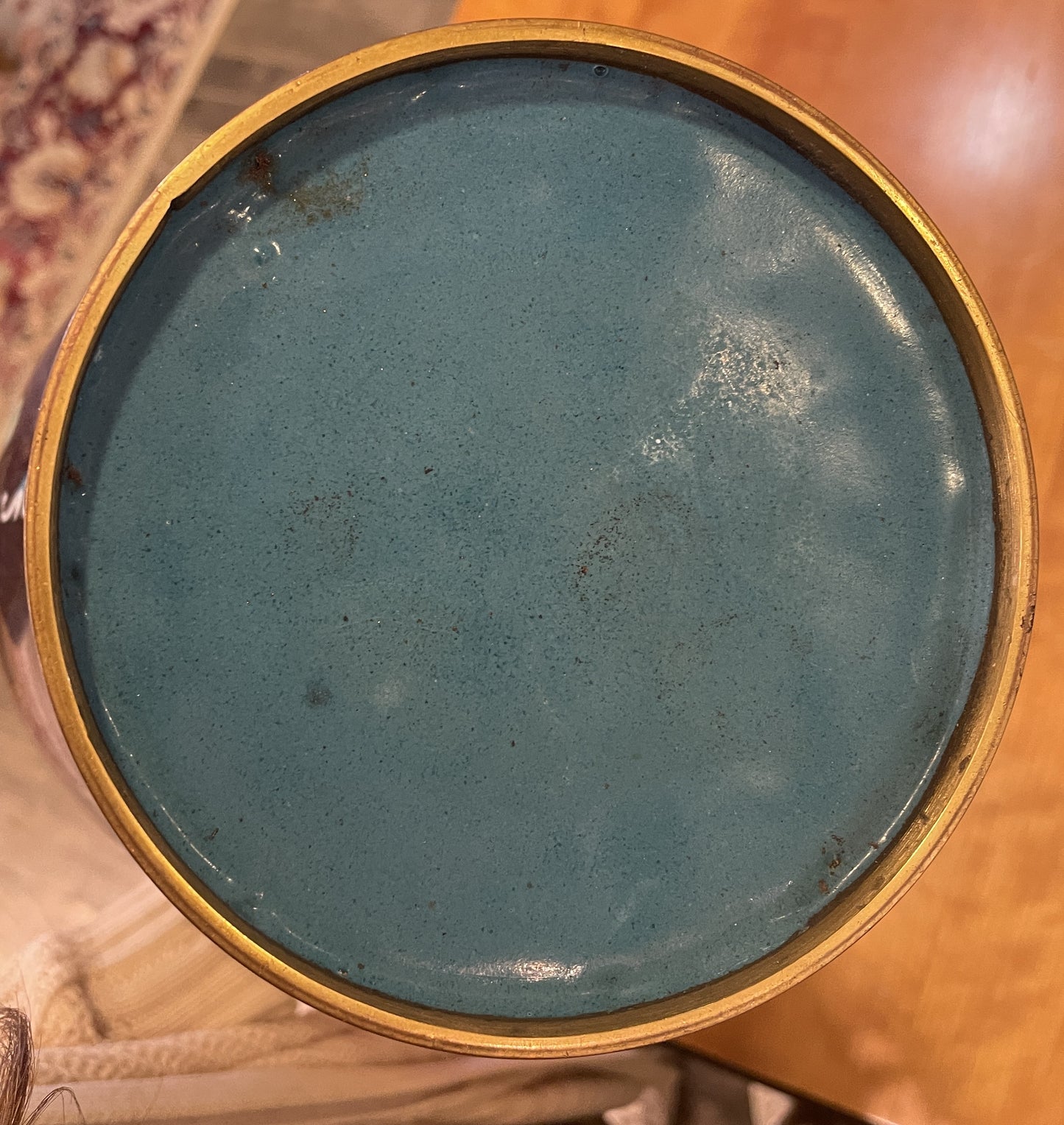Mid Century Cloisonné Vase (0FE001)