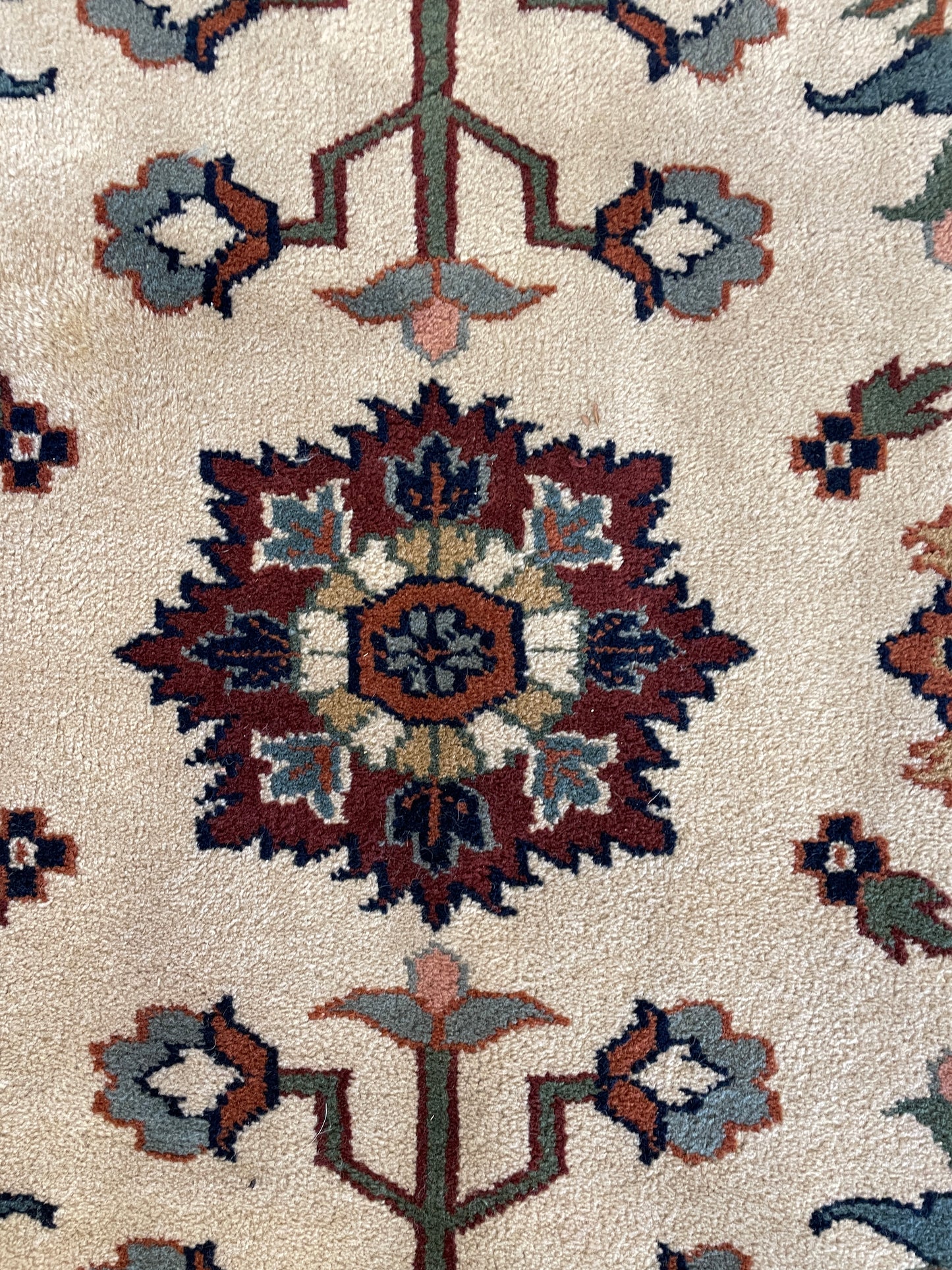 Turkish Kazak Hand Knotted Rug (8.9x11.5) (0BZ01K)
