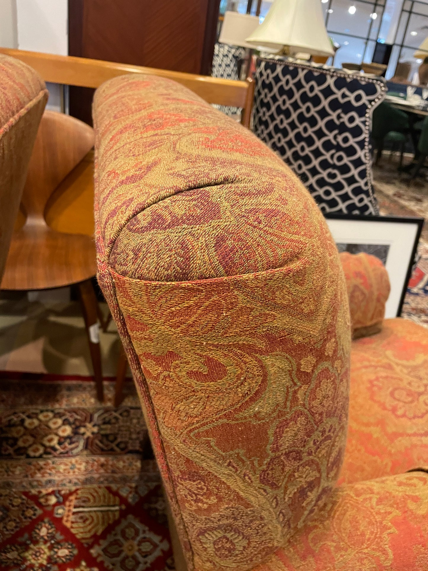Vanguard Paisley Upholstered Arm Chair (Two available 0NM003)