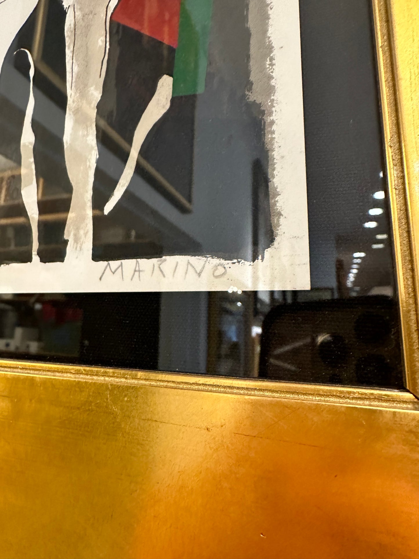 Marino Marini Framed, Signed Lithograph "Le Sacre Du Printemps" 1973 (21905)